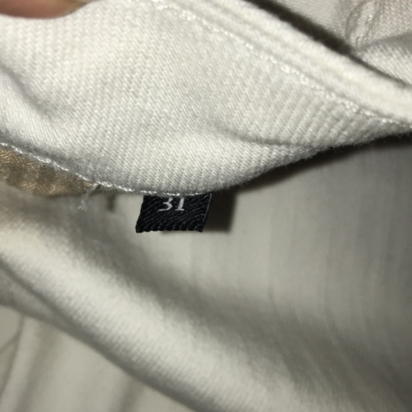 7 For All Mankind Megaflare Jeans in Clean White NWT - Picture 9 of 10